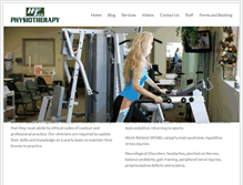 Tablet Screenshot of hightechphysio.com